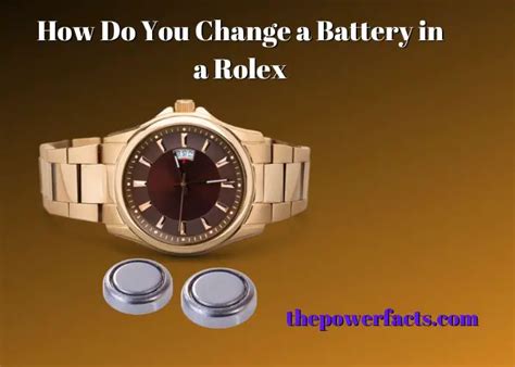 do rolex have battery|how to replace rolex battery.